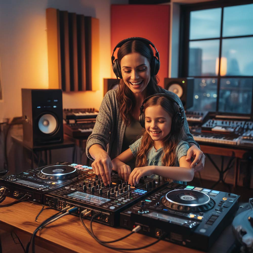 DJ-Familienkurs: Eltern & Kinder am DJ-Pult